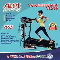 Gambar Alfat Treadmill Elektrik TL-246 - Treadmill Listrik Total 1.5 HP dengan Monitor LCD, Sensor Jantung, dan Fitur Safety Key - Treadmill Murah dan Bergaransi Resmi dari Alfitclassjogja undefined 1 Tokopedia