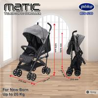 Gambar Stroller Kereta Dorong Bayi - Pliko Matic BS-530 Telescopic Stroll dari Cikucikubaby undefined 4 Tokopedia