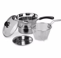 Gambar PANCI 3 IN 1/COOKING POT 3 IN 1/DEEP FRYER/PANCI KUKUS,GORENG,REBUS - Gagang dari DFGrosir undefined 2 Tokopedia