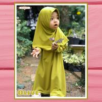Gambar Baju Muslim Bayi dan Anak Perempuan / Baju gamis anak cewek - Mustard, L dari BabyZu_Project undefined 2 Tokopedia