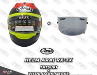 Gambar Helm ARAI RX7X Full Face Tatsuki ( M ) & Visor Dark Smoke Arai dari Terra Motorsport undefined 1 Tokopedia