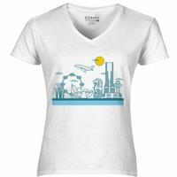Gambar T-shirt Kaos Cewek Distro Singapore - Merah Muda, XXL dari Ozi Design undefined 1 Tokopedia