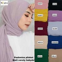 Gambar hijab plisket pashmina jilbab - Kuning dari Toko Najwa Makassar undefined 4 Tokopedia