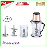 Gambar NIKO KATANA PRO GOLD/CHOPPER NIKO 3IN1 Kapasitas 2,5 Liter dari Jawa Electrik undefined 1 Tokopedia