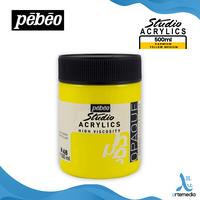 Gambar Cat Akrilik Pebeo Studio Fine Acrylic 500ml Paint Color - TITANIUM WHITE dari Artemedia_NEW undefined 5 Tokopedia