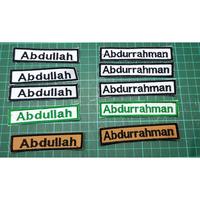 Gambar Bordir Emblem Nama ( TANPA MINIMUM QTY ) dari kaos polos theobald undefined 1 Tokopedia