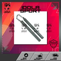 Gambar Double Stick Besi  Nunchaku Stainless Steel 31cm Rantai 20cm Ideal untuk Training Latihan Freestyler Pemula dan Mahir dari idssport undefined 1 Tokopedia