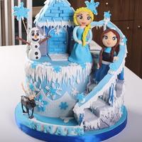 Gambar Kue Ulang Tahun / Birthday Cake Tema FROZEN diameter 20 cm dari Libra Cake undefined 1 Tokopedia