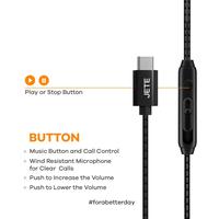 Gambar Earphone Headset JETE HX1 Noise Cancelling usb Type C tipe c - Red dari Doran Wearable Bandung undefined 5 Tokopedia