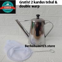 Gambar Teko Thai Tea Termurah | Teko Teh Tarik 1 Liter | teko bahan Tebal dari kitchenDandang undefined 1 Tokopedia
