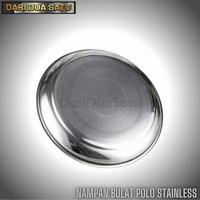 Gambar Nampan Baki Bulat Stainless Polo 30 cm 40 cm - 30 cm dari DariDuaSatu undefined 5 Tokopedia