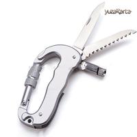 Gambar Pisau Lipat Gergaji Senter Mini Knife Karabiner Survival Tool Hiking dari YUZAKARTA undefined 1 Tokopedia