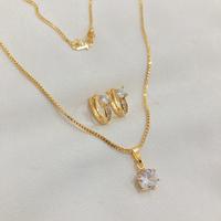 Gambar Set Perhiasan Mata Satu Kalung Anting Gelang Cincin Lapis Emas Fashion - 8 dari Noin Accessories Offcial Store undefined 2 Tokopedia