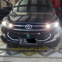 Gambar Set Head Lamp Lampu besar Innova Reborn Venturer Original Toyota dari Triple Al- Store undefined 3 Tokopedia