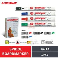 Gambar Spidol Whiteboard Marker Snowman BG-12 - HITAM, BIRU, MERAH, HIJAU - Hitam dari PASAR GROSIR STATIONERY undefined 1 Tokopedia