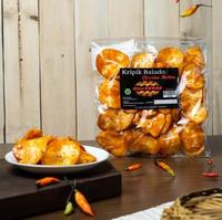 Gambar CHRISTINE HAKIM KRIPIK SINGKONG BALADO XTRA PEDAS 250GR KERIPIK PADANG dari TTS GROSIR undefined 3 Tokopedia
