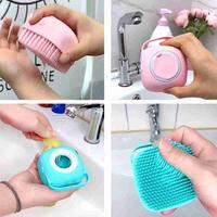 Gambar Bath Shower Silicone Body Scrub Brush Sikat Gosok Badan Mandi Silikon dari Dinafshop undefined 3 Tokopedia