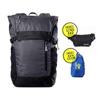 Gambar TAS BACKPACK/ TAS RANSEL PRIA/WANITA. TAS SEKOLAH(Paket Ganteng) - Jet Black dari hikmat prana store undefined 3 Tokopedia