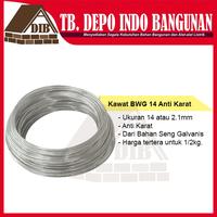Gambar KAWAT BWG 14 SENG GALVANIS IKAT BENDRAT PUTIH 1/2KG LICIN ANTI KARAT dari Depo Indo Bangunan undefined 1 Tokopedia