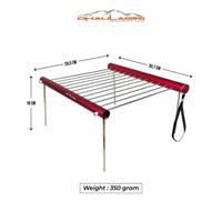 Gambar Alat panggang Bakar Lipat mini BBQ Grill Portable Camping Barbeque dari GROSIRAN OUTDOOR GEAR undefined 4 Tokopedia