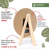 Gambar JM20 / JAM DUDUK / JAM MEJA / JAM LUCU / KADO ULTAH / WOOD SERIES B - WOOD 011, MESIN SILENT dari VINDECO undefined 2 Tokopedia