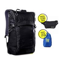 Gambar TAS BACKPACK/ TAS RANSEL PRIA/WANITA. TAS SEKOLAH(Paket Ganteng) - Jet Black dari hikmat prana store undefined 5 Tokopedia