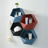Gambar Lazyishhouse Rak Dinding Minimalis Dekorasi Hexagonal dari Amerta Center undefined 2 Tokopedia