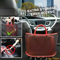 Gambar Car Net Pocket Handbag Holder Purse Organizer Seat Side Storage - ADA KANTONG dari DKD Shop78 undefined 2 Tokopedia