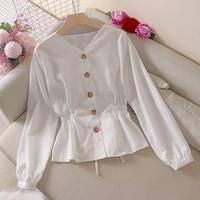 Gambar CALISSA FASHION PAKAIAN WANITA ATASAN BLOUS STYLE KOREA MODEL JIHEON - TURQIS, M dari NANALISSA undefined 4 Tokopedia