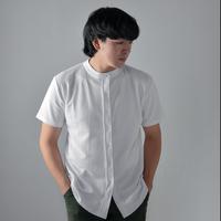 Gambar KEMEJA POLOS PRIA TANPA KERAH PREMIUM KERAH SANGHAI KERAH BULAT - Putih, S dari Customwar undefined 2 Tokopedia