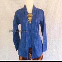 Gambar baju kebaya lurik wanita polos modern adem alusan premium dari jekiantoni shop undefined 3 Tokopedia