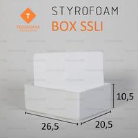 Gambar (10 pcs) INSTAN SAJA! Styrofoam Box Kotak Gabus SSLI (uk 26.5 x 20.5 x 11cm) 1Bal = 50 set, Kwalitas Bagus dari Teguhjaya88 undefined 1 Tokopedia