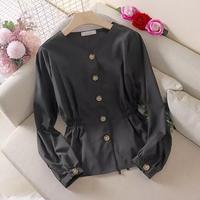 Gambar CALISSA FASHION PAKAIAN WANITA ATASAN BLOUS STYLE KOREA MODEL JIHEON - TURQIS, M dari NANALISSA undefined 5 Tokopedia