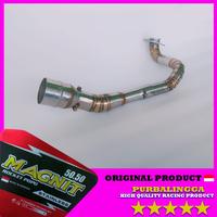 Gambar Pipa leher knalpot PCX 150 Lokal full cacing stainless stell - Stainless dari Magnit09Exhaust undefined 4 Tokopedia