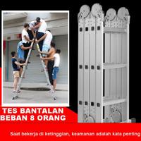 Gambar Krisbow Tangga Lipat Serbaguna 4,4 M - Tangga Aluminium Multifungsi dari ADEL AYRA undefined 2 Tokopedia