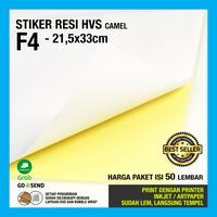 Gambar [F4/FOLIO - 21,5x33cm] ISI 50 STIKER / STICKER KRAFT / COKLAT / PUTIH Kertas Paper - F4 Stiker Kraft dari Blackpaper Label undefined 2 Tokopedia