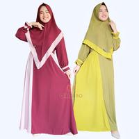 Gambar Setelan Busana Muslim Setelan Gamis Wanita Syari Aulia Mom - Maroon, L dari Orizano Official undefined 1 Tokopedia