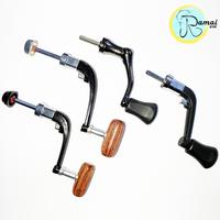 Gambar Handel Handle Engkol Lipat Reel Ril Pancing Metal Untuk Semua Ukuran - Biru Besar dari Ramai Pancing undefined 1 Tokopedia