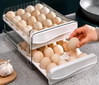 Gambar Tempat penyimpanan telur 2 tingkat / Kotak telur praktis / Egg box dari Goalsisstuff undefined 5 Tokopedia