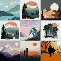 Gambar DIY painting by number 20x20cm kerajinan tangan BEAUTIFUL SCENERY - biola dari Kumikasa undefined 2 Tokopedia