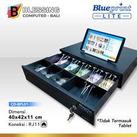 Gambar CASH DRAWER BLUEPRINT CD-BPL01 (40x42x11Cm) / cashdrawer BLUEPRINT dari Blessing Computer Bali undefined 1 Tokopedia