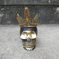 Gambar Kepala Tengkorak Mahkota Antik Bahan Kuningan | Patung Perunggu dari Alesha Ramadhani Bali undefined 4 Tokopedia