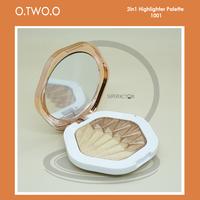 Gambar (READY STOCK) O.TWO.O 2 In 1 Highlighter Palette Shimmer 1001 Mermaid - 04.CARAMEL MELA dari Superfactori undefined 1 Tokopedia