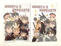 Gambar MONSTA X hogwarts comic 1 & 2 fanart shownu mukbang sticker comifuro dari reve de lune undefined 4 Tokopedia