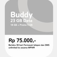 Gambar Kartu Perdana MPWR Buddy Indosat Ooredoo 23 GB 30 hari dari orbitstore undefined 2 Tokopedia