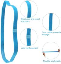 Gambar Mini Headband Sport Hairband Sport Bandana Sport Bando Pria Wanita - Biru Muda dari MISSPORT INDONESIA undefined 3 Tokopedia