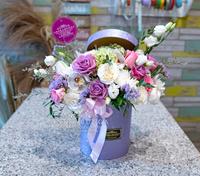 Gambar Purple Lilac Flower Box Fresh Rangkaian Bunga Kotak Ungu Mawar Asli dari Aneka Bunga 0813-100-100-96 undefined 1 Tokopedia