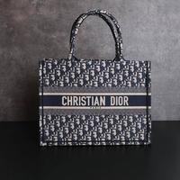 Gambar bag Dio* tas Tote Book Small in Blue navy Oblique dari Ashauthentic undefined 2 Tokopedia