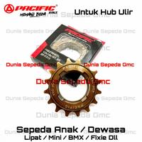 Gambar freewheel 16 T sepeda anak lipat bmx mini gir belakang 1 speed pacific dari Dunia Sepeda Gmc undefined 3 Tokopedia