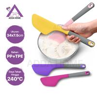 Gambar Premium Baking Scrapper Spatula Kue Krim Butter Silikon Food Grade - PinkTua-B dari Adda Homeware undefined 1 Tokopedia